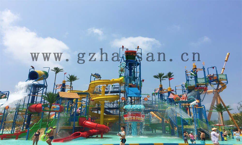 水上滑梯设施厂家直销,打造刺激水上乐园体验